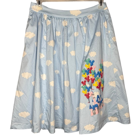 Disney Dress Shop Skirt Mickey up balloon cloud castle size large her universe - Picture 2 of 9